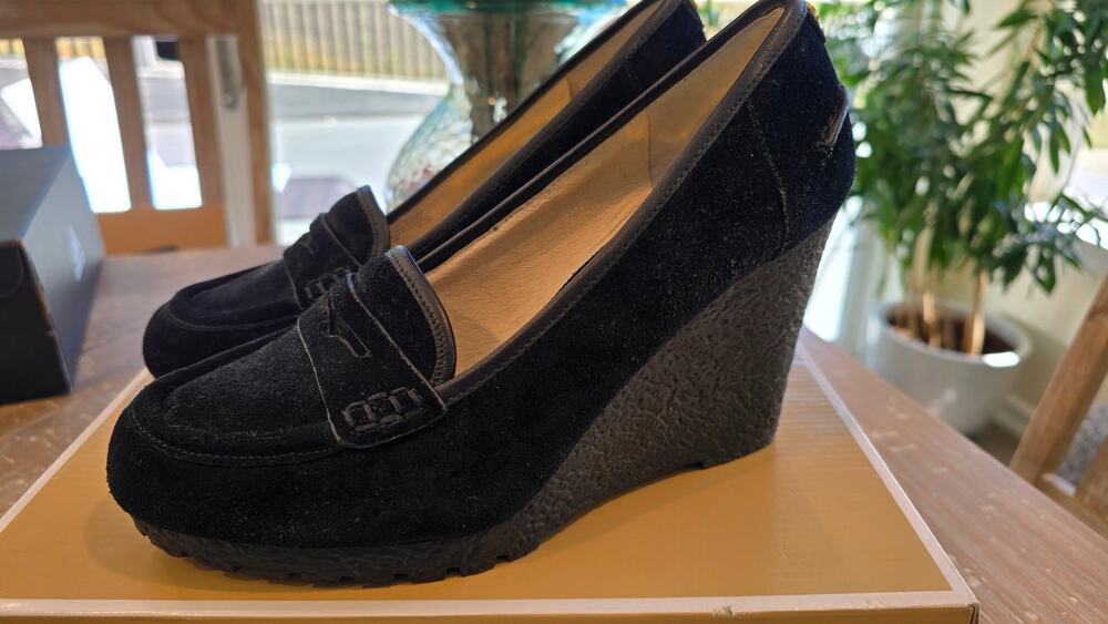 Michael Kors Rory Wedge Platform Loafer Sz 7.5